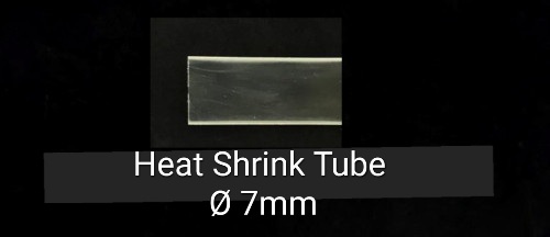 Heat Shrink Tube ø7mm 100m/roll Transparent